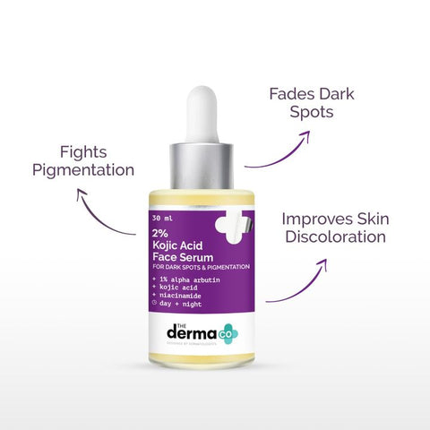 The Derma CO. | 2% Kojic Acid Face Serum with 1% Alpha Arbutin & Niacinamide