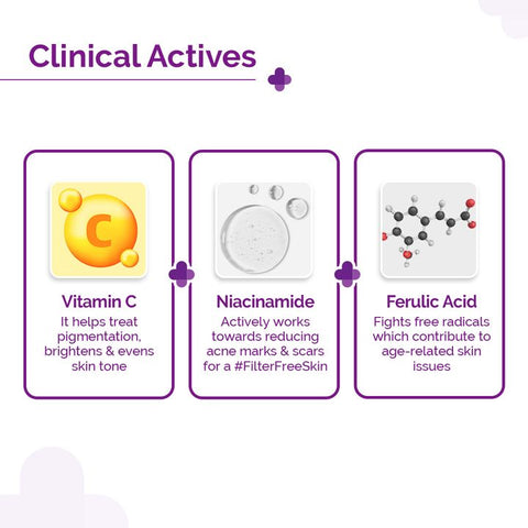 The Derma Co. |10% Vitamin C Face Serum with 5% Niacinamide & Hyaluronic Acid